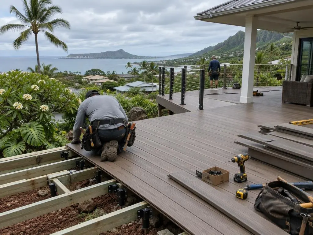 Composite Deck Building in Honolulu, HI