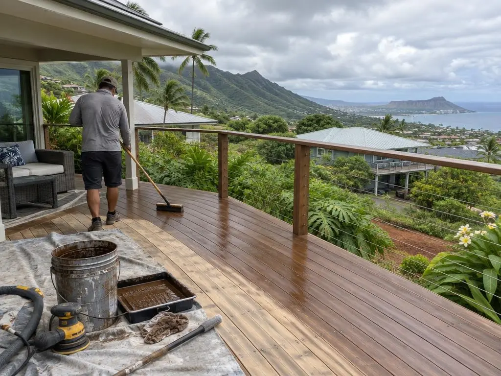 Deck Staining & Sealing in Honolulu, HI